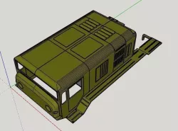 MAZ 537 1:14 scale driver's cab