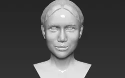 Meghan Markle bust 3D printing ready stl obj