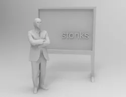 Meme Man - STONKS