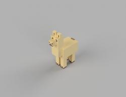 llama banner minecraft 3d models 【 STLFinder