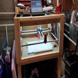 MPCNC Table Work bench made from 2X4's and MDF
