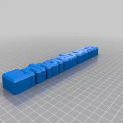 My Customized Push Pin Wall Letters