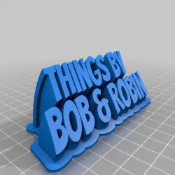 New Things By Bob & Robin