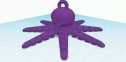 Octopus Keychain