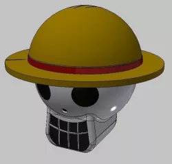 One Piece Jolly Roger 3D
