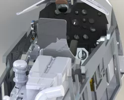 P51 mustang complete Carf Cockpit