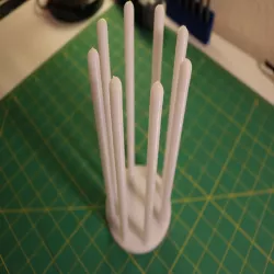 Plastic Bag Drying Rack w/ Added Height Adapter