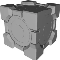 Portal 2 Weighted storage cube