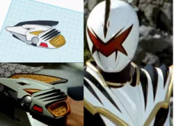Power Rangers White Dino Thunder AbareKiller Morpher
