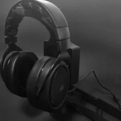 PS4 Pro stand/holder, with Headset_holder and cooling_fan
