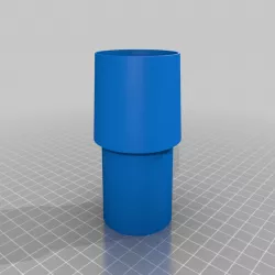 pvc 1 1/4 inch end cap to t12 ftc for water rocket