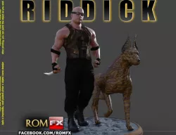Riddick Action Figure Printable - Vin Diesel