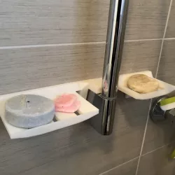 Shower soap holder