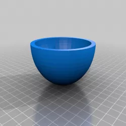 Simple Bowl or Snowball Mold