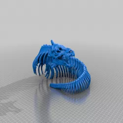 Skeleton dragon-snake for DND