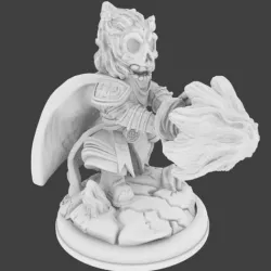 Skeleton Mage 28mm *FREE*