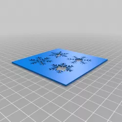 Snow Flake Stencil