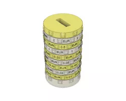 Sorting piggy bank EUR (S size)