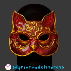 Spider Splicer Kitty Mask - Splicer Cat Mask Cosplay Helmet