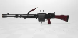 Star Wars - CARA DUNE HEAVY BLASTER v 3.0 - Hight Details