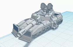 Super Leopard Command Tank - Old Earth Resistance - 10mm