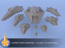 The Garathian Empire - Miniature Starships