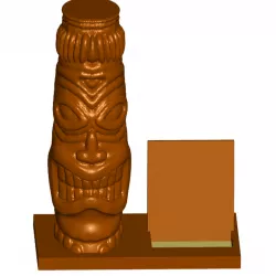 Tiki Business Card Holder (Expandable)