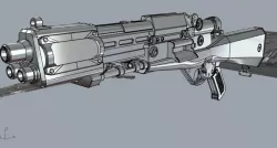 TL-50 Heavy Blaster from Star Wars 3d print model