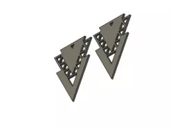 triangular earrings