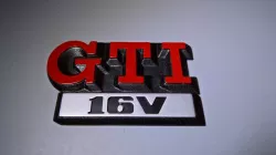 VW Mk1 Mk2 Golf GTI 16V Rear Trunk Badge