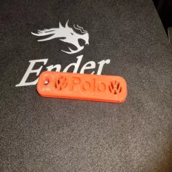 VW Polo Keychain flat