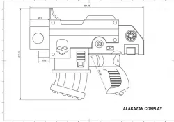 Warhammer bolter human sized