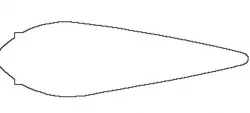 Wheel core for profiled basebar hang glider