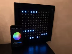 Wordclock Matrix Frame for WS2812B LED