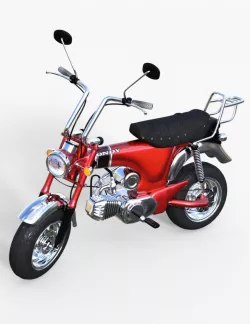 1969 Minibike 3d model