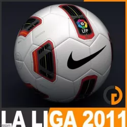 2010 2011 La Liga Match Ball 3d model