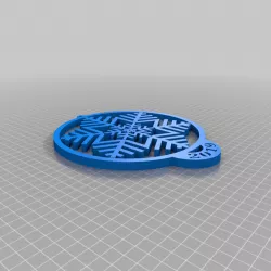 2019 Gimbal Snowflake Ornament