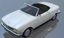 304 Peugeot Cabriolet - Convertible 3d model