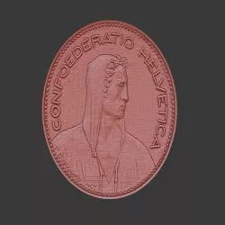 5 Swiss Franc Coin Box