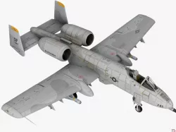 A10 Thunderbolt 3d model