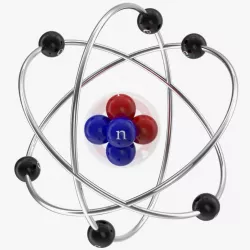 Abstract Atom Orbit 3d model