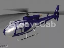 Aerospatiale Gazelle Helicopter V5 3d model