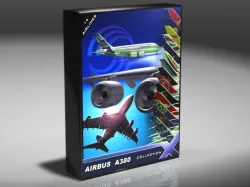 Airbus A380 Collection 3d model