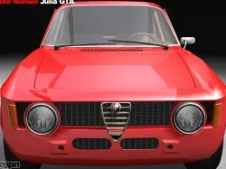 Alfa Romeo Julia GTA 3d model
