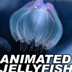 Animated Jellyfish 3d model