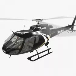 AS-350 Anaheim Police Animated 3d model