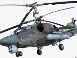 Attack Helicopter KA52 Black Shark Hokum A 3d model
