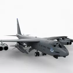 B-52 Stratofortress 3d model