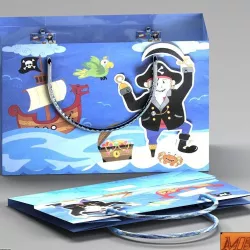 Bag gift 3d model