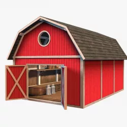 Barn 3d model